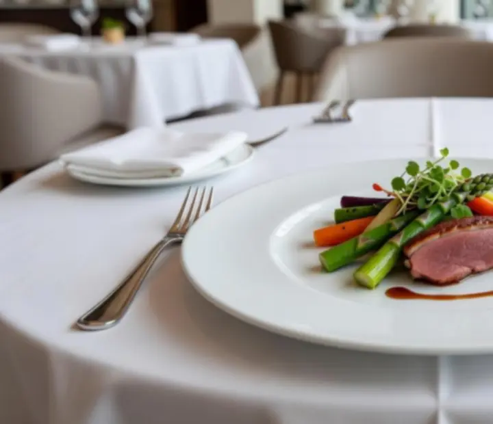 Entrée gastronomique délicatement dressée
